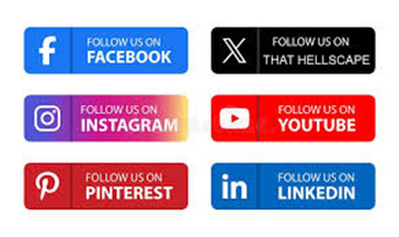 Follow on social media