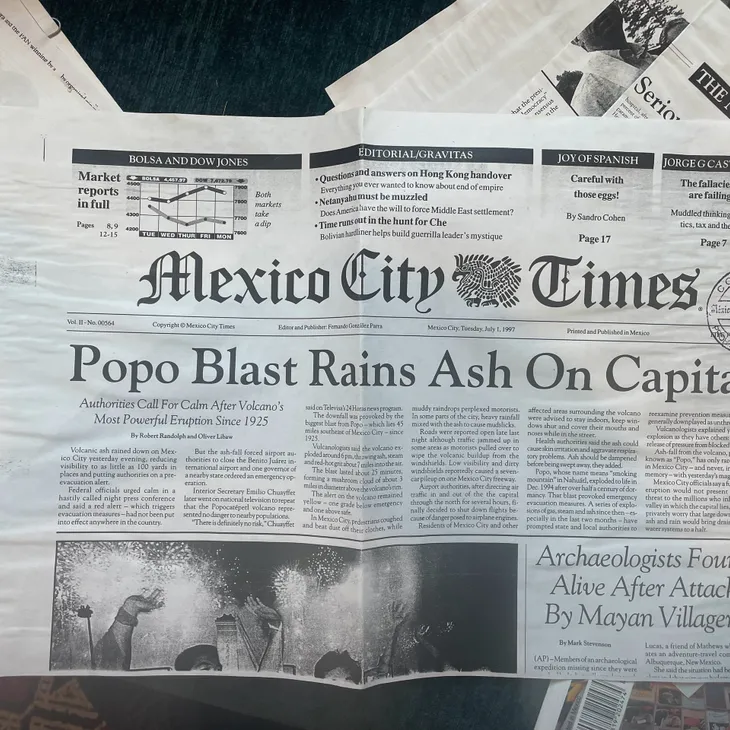 Mexico City Times newspaper